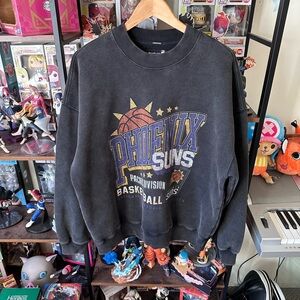 Abercrombie & Fitch Purple Orange Phoenix Suns Crew Sweatshirt M